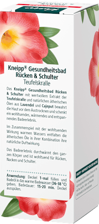 Badezusatz Rücken & Schulter Kneipp