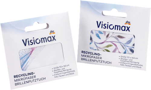 Mikroszálas szemüvegtörlő kendő, többféle Visiomax