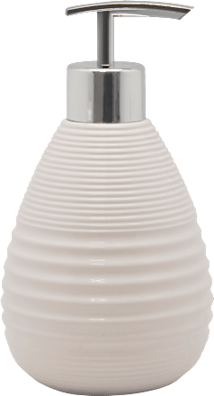 Seifenspender gerillt weiß Soapland