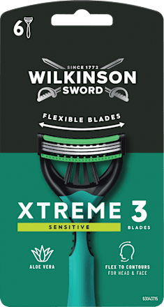 Einwegrasierer, Xtreme 3 Sensitive Comfort Flexible WILKINSON SWORD