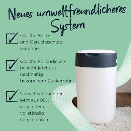 Nachfüllkassetten für Windeleimer Twist & Click und Sangenic Tec Tommee Tippee