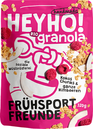 Knuspermüsli Bio-Granola Frühsportfreunde HEYHO!
