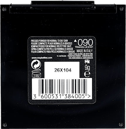 Fit Me Matte + Poreless puder matujący 090 MAYBELLINE NEW YORK