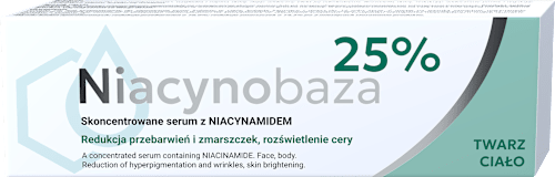 Skoncentrowane serum z niacynamidem Niacynobaza 25% Farmapol