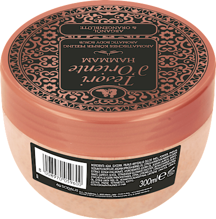 Körperpeeling Hammam, Arganöl & Orangenblüte Tesori d'Oriente