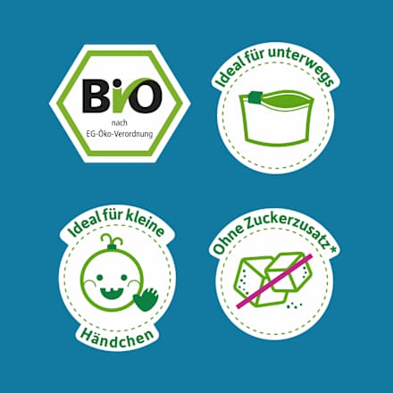 Babysnack Knusper-Schnitte Banane & Kürbis ab dem 8. Monat, 6x14g Freche Freunde