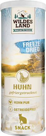 Katzenleckerli gefriergetrocknetes Huhn Wildes Land