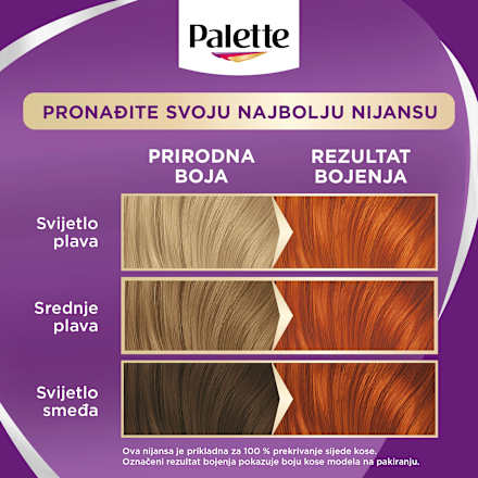 Boja za kosu – 7-77 intenzivni bakar Palette INTENSIVE COLOR CREME