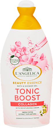 Hab- és tusfürdő Beauty Essence Tonic Boost kollagénnel és zöld kávé kivonattal L'ANGELICA