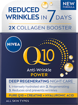 Nočna krema proti gubam Q10 Power NIVEA
