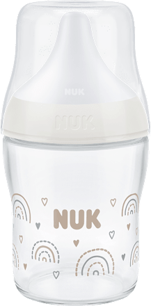 Staklena bočica za bebe Perfect Match bijela, od rođenja, 120 ml NUK