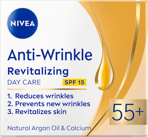Дневен крем против бръчки, SPF 15, 55+ NIVEA