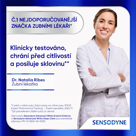 zubní pasta Advanced White Enamel Defence SENSODYNE