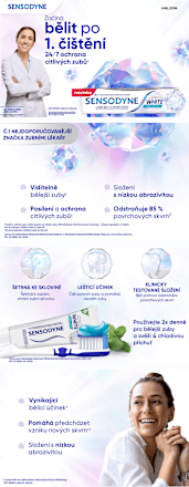 zubní pasta Advanced White Enamel Defence SENSODYNE