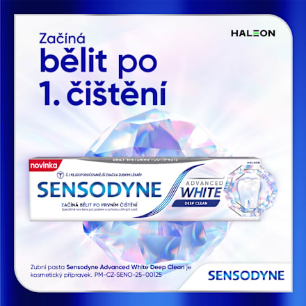 zubní pasta Advanced White Deep Clean SENSODYNE