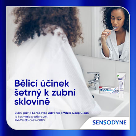 zubní pasta Advanced White Deep Clean SENSODYNE