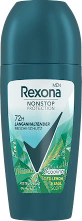 Antitranspirant Deo Roll-On Nonstop Protection Iced Lemon & Sage Rexona men