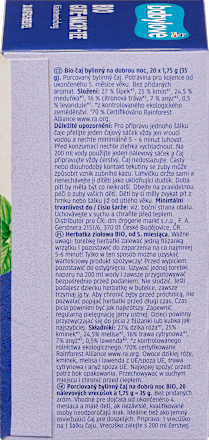 Ceai eco pentru noapte bună babylove