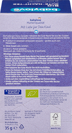 Ceai eco pentru noapte bună babylove