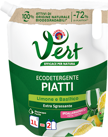 Ecodetergente piatti limone e basilico CHANTECLAIR