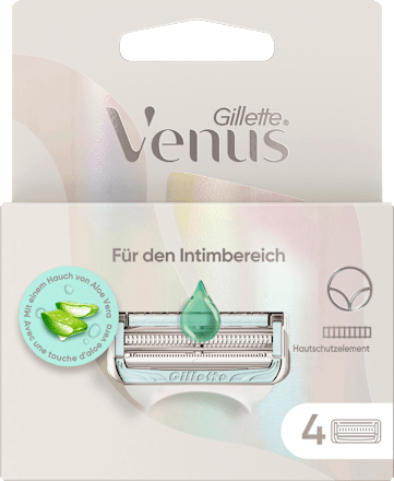 Rasierklingen für den Intimbereich Aloe Vera Gillette Venus