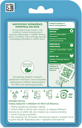 Zestaw elektryczny automat i wkład Ocean Waves & Sea Salt AIR WICK