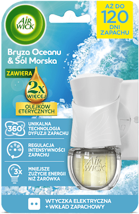 Zestaw elektryczny automat i wkład Ocean Waves & Sea Salt AIR WICK