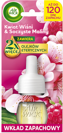 Wkład do elektrycznego odświeżacza powietrza Cherry Blossom & Raspberry AIR WICK