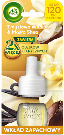 Wkład do elektrycznego odświeżacza powietrza Sweet Vanilla & Shea Butter AIR WICK