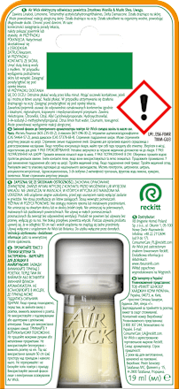 Wkład do elektrycznego odświeżacza powietrza Sweet Vanilla & Shea Butter AIR WICK