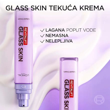Revitalift Filler Glass Skin Liquid krema za lice L'ORÉAL PARiS REVITALIFT