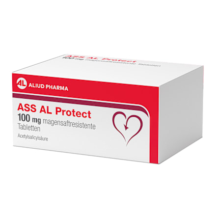 Aliud Pharma ASS AL Protect 100mg magensaftresistente Tabletten ALIUD PHARMA