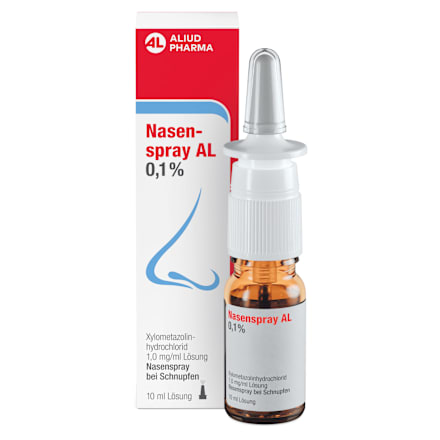 ALIUD PHARMA Nasenspray AL 0,1% Xylometazolinhydrochlorid 1,0 mg/ ml Lösung ALIUD PHARMA