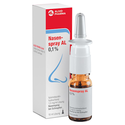 ALIUD PHARMA Nasenspray AL 0,1% Xylometazolinhydrochlorid 1,0 mg/ ml Lösung ALIUD PHARMA