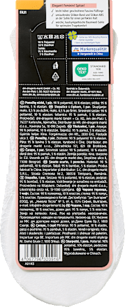 Șosete cu vârf și talpă din bumbac, alb, mărimea 39-42 Fascino