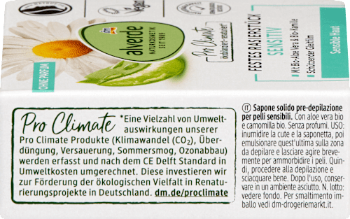 tuhá pěna na holení Aloe Vera & Heřmánek alverde NATURKOSMETIK