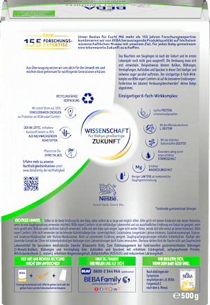 Spezialnahrung Comfort + von Geburt an Nestlé BEBA