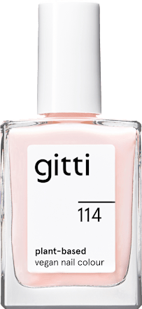 Nagellack Plant Based 114 Glänzendes Blassrosa gitti