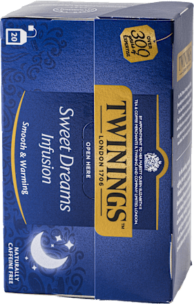 Gyógynövénytea keverék Sweet Dreams, 20 filter TWININGS