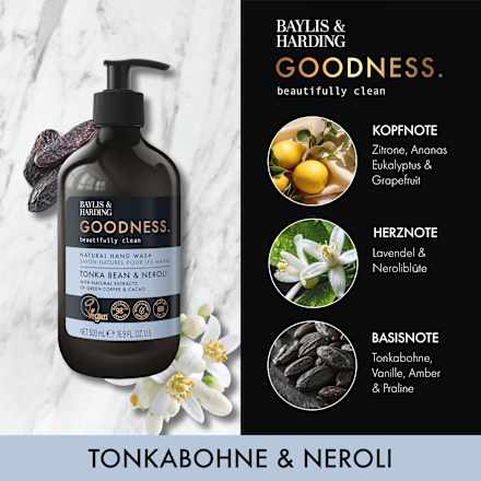 Flüssigseife Goodness Tonka Bean & Neroli Baylis & Harding