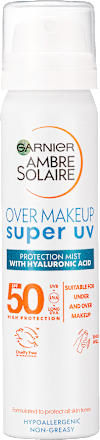 Opaľovací sprej Over Makeup Super UV, SPF 50  Garnier Ambre Solaire
