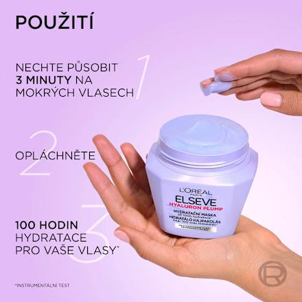 maska na vlasy Hyaluron Plump L'ORÉAL PARiS ELSEVE