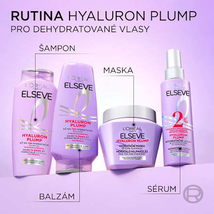maska na vlasy Hyaluron Plump L'ORÉAL PARiS ELSEVE