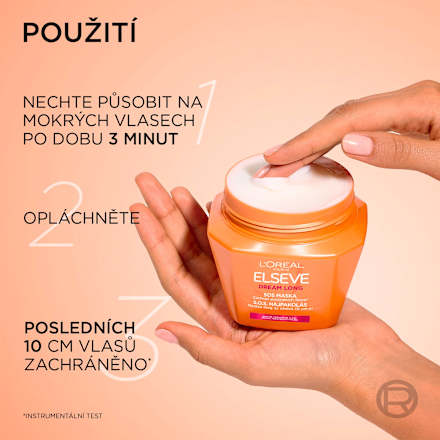 maska na vlasy Dream long L'ORÉAL PARiS ELSEVE