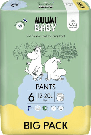 plenkové kalhotky velikost 6, 12-20 kg Muumi Baby