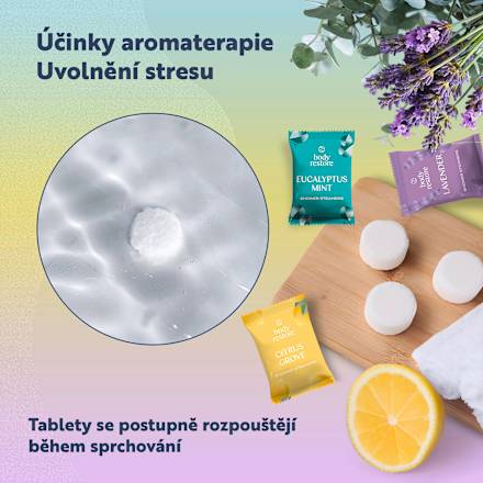 tablety do sprchy Harmonize body restore
