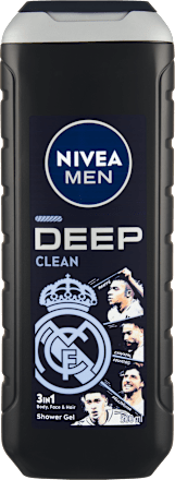 sprchový gel Real Madrid Deep Clean 3 v 1 NIVEA MEN