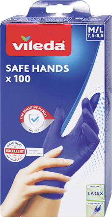 Guanti usa e getta in nitrile - taglia M/L vileda