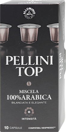 Capsule 100% arabica ESPRESSO PELLINI BIO