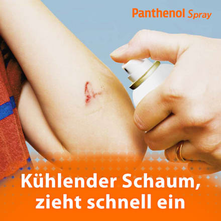 Panthenol Spray 46,3 mg/g Dexpanthenol Schaum zur Anwendung auf der Haut  PANTHENOL